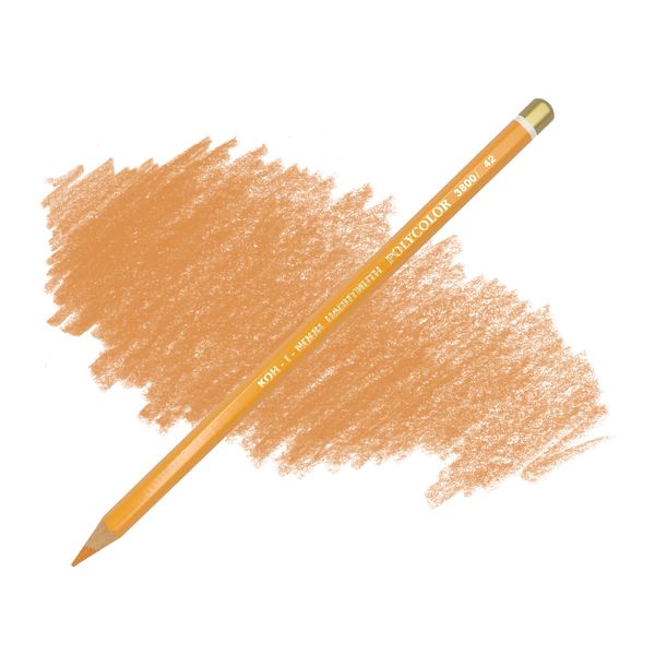 Карандаш художественный цветной POLYCOLOR, цвет 42 хром оранжевый