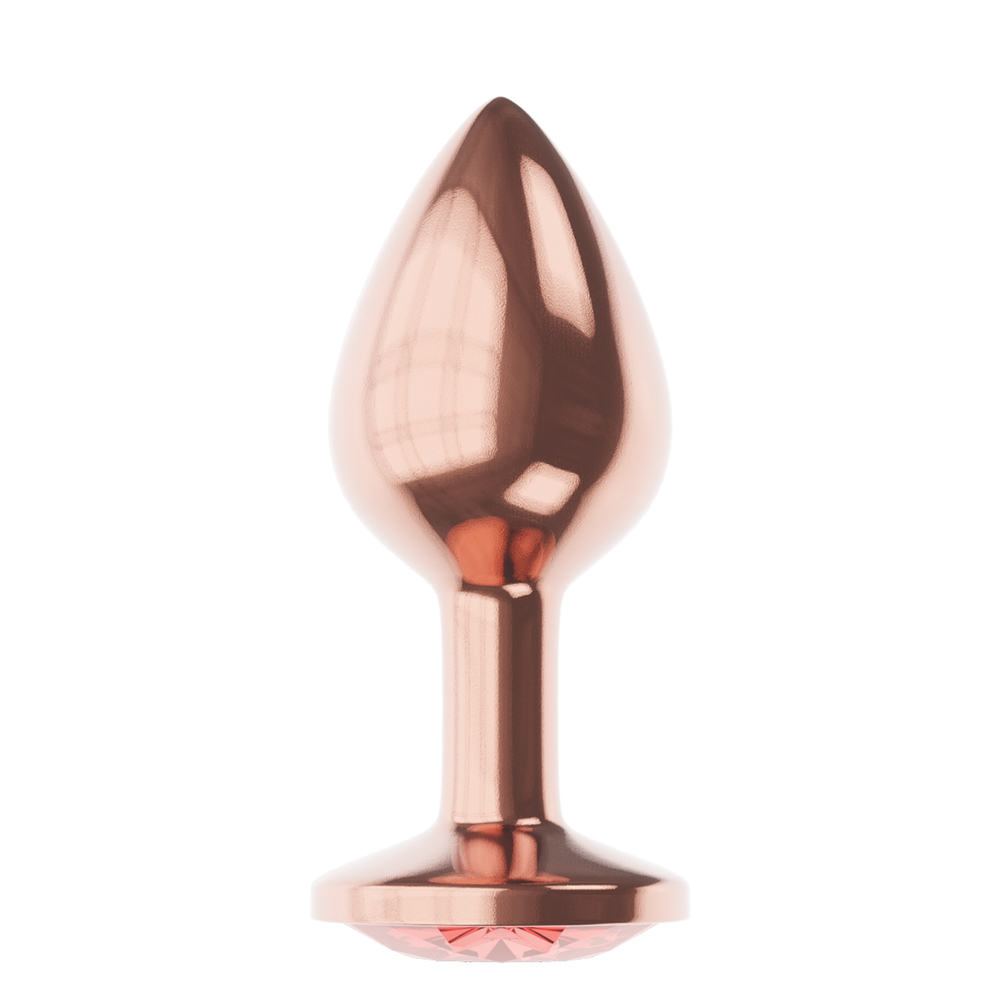Анальная Пробка Diamond Ruby Shine L Розовое Золото 4024-02lola