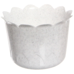 Кашпо для цветов пластиковое 0,69л d-11см «Ромашка» колор С80