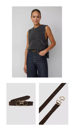 Ремень из замши s.Oliver