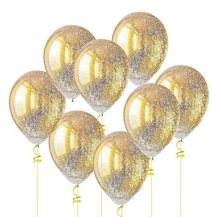 Шар С Конфетти Золото