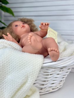 Кукла D Nenes виниловая 34см Lean без одежды (054053W)