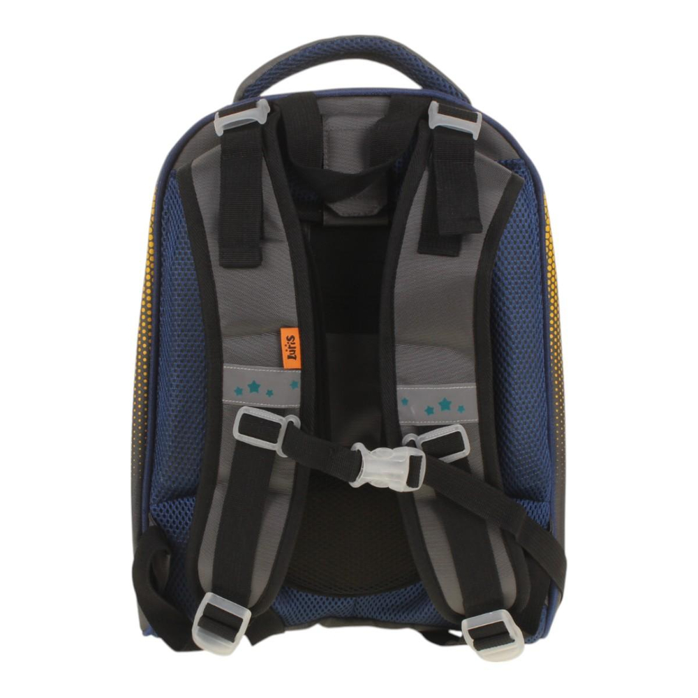 Ранец Колибри 3 с ортопед. спинкой и мешком д/обуви "Машина" 37*28*19 см.2 отд. (Luris)