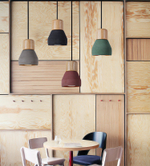 Подвесной дизайнерский светильник Cement Wood by Specimen Editions (серый)
