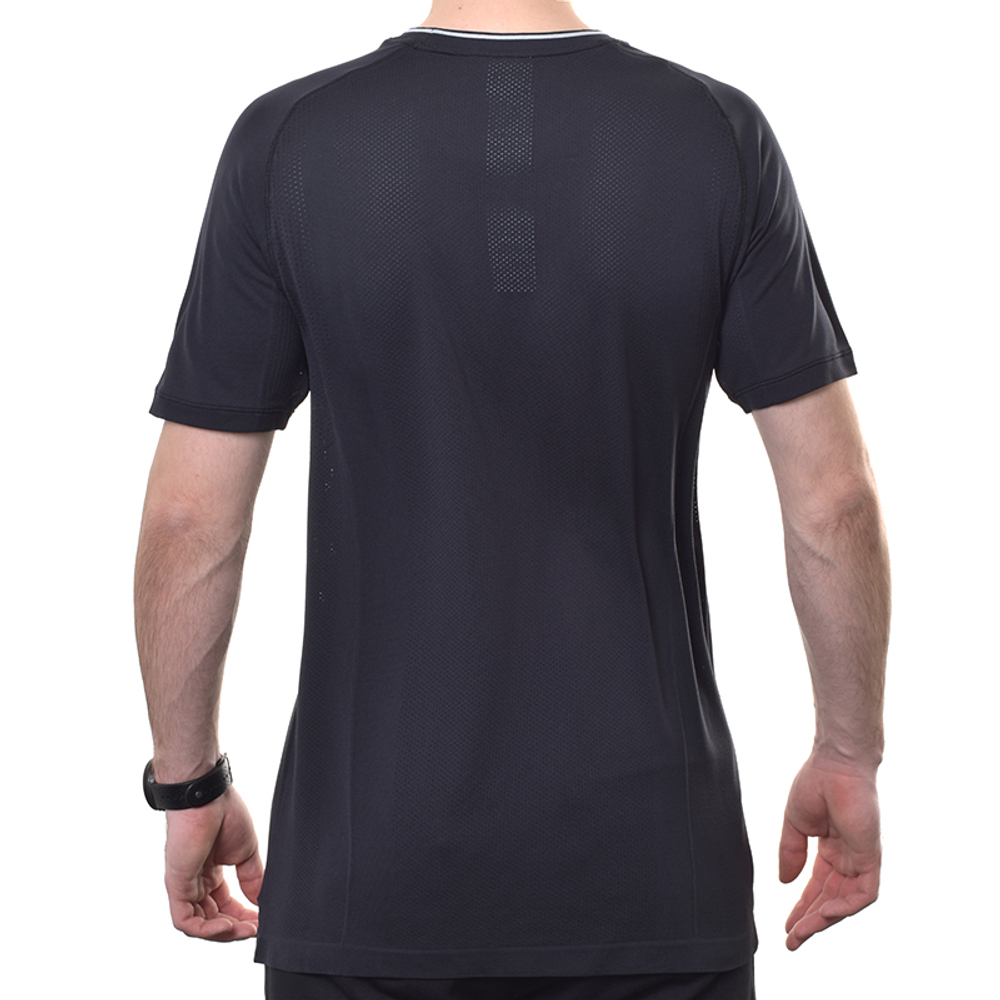 Мужская теннисная футболка Wilson Players Seamless Crew 2.0 - black