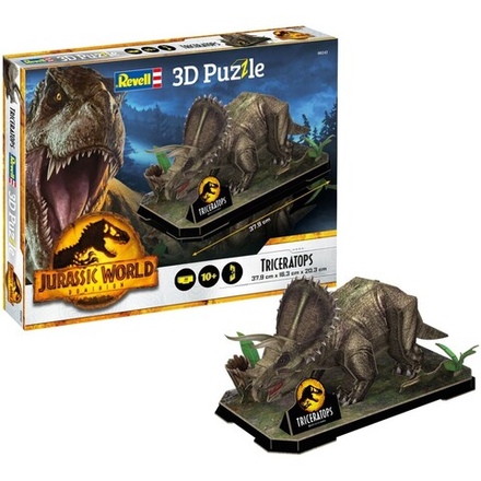 Revell - Пазл 3D Jurassic World Трицератопс 44 элемента. 00242 / артикул   00242  / GTIN 4009803002422