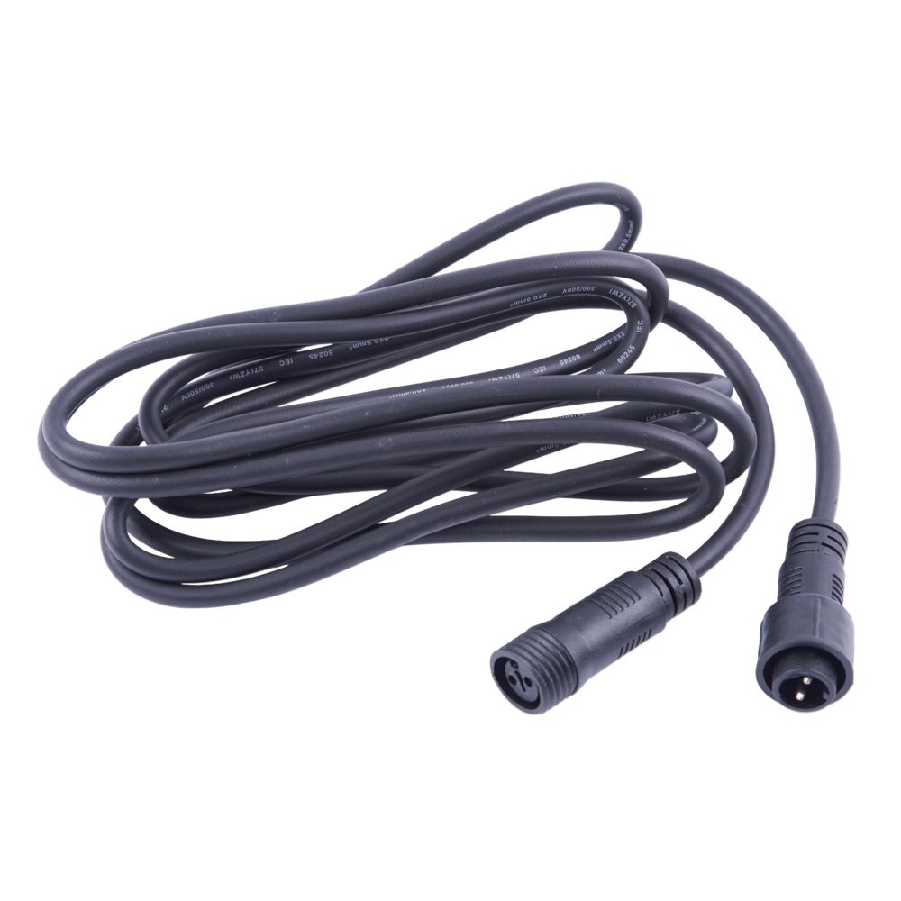 UCX-F90 E-3M-BK Удлинитель для гирлянд серии F90PRO. 3м. Статика-мерцание. IP67. Черный. TM Uniel