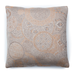 Подушка декоративная 40х40 Leitner Intarsio медная