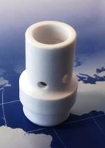 ICF0562 Распределитель газа (диффузор) керамический, для сварочных горелок полуавтоматической сварки MIG 36 сварог
