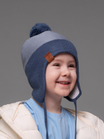 Шапка весенняя/осенняя вязаная (Светлый габардин) КОДИ