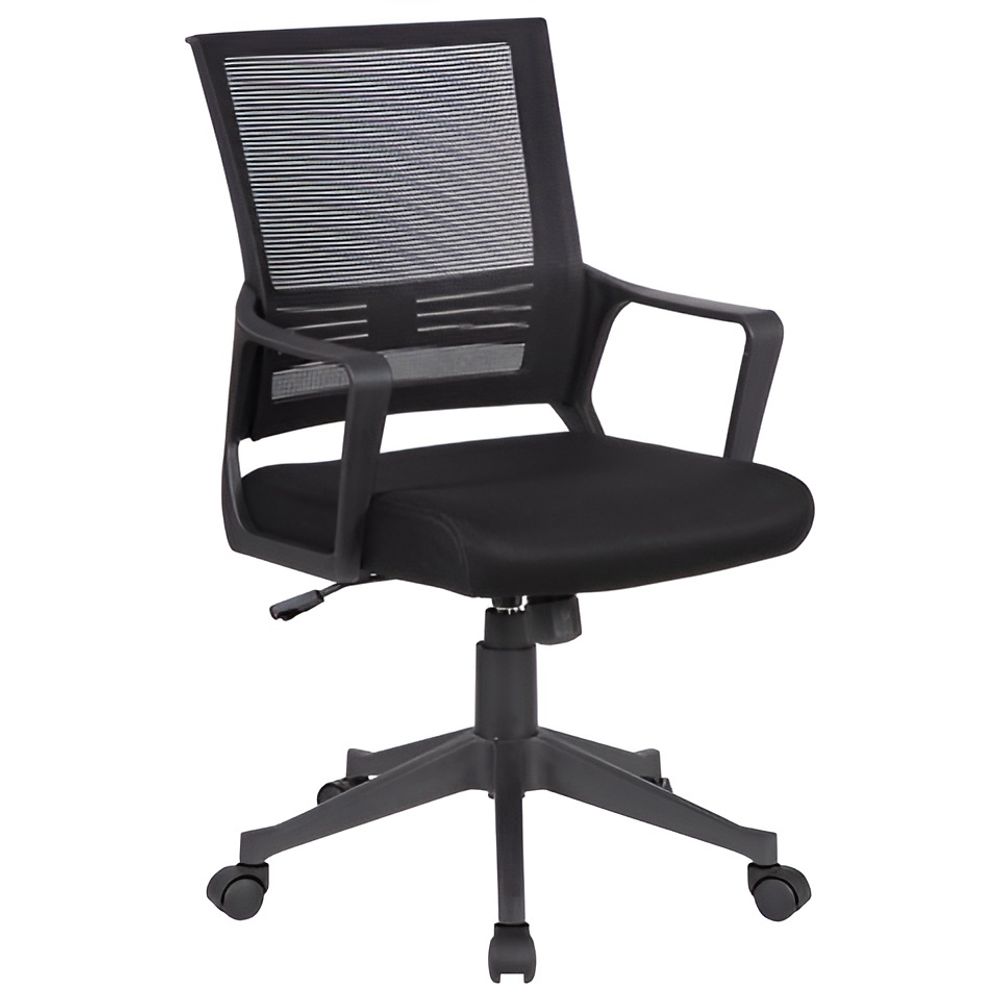 Кресло BRABIX "Balance MG-320", с подлокотниками, черное, 531831