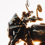 Стекло ветровое Royal Enfield, тонированное, арт. KXA00336
