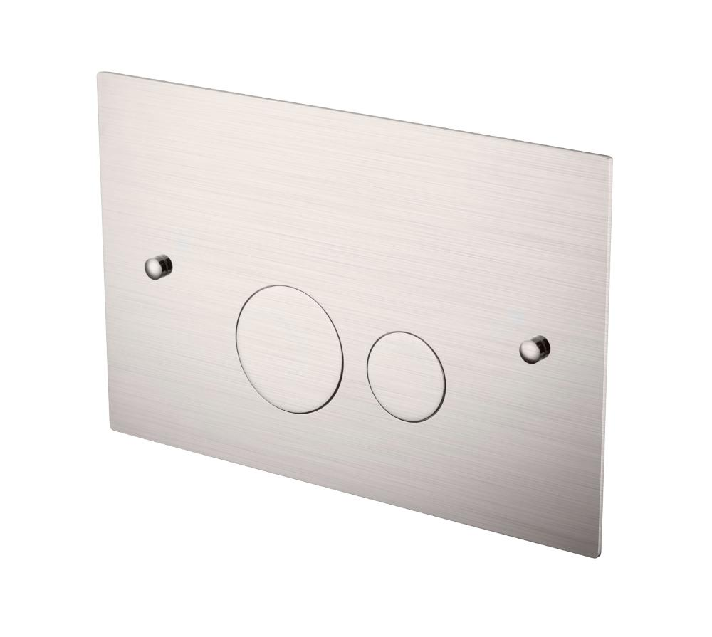 Boheme Кнопка для инсталляции латунь NICKEL BRUSH ультраплоская (для 666)