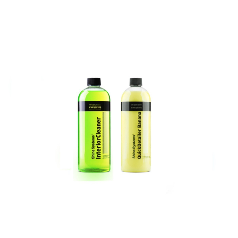 Набор по уходу за салоном InteriorCleaner + QuickDetailer Banana 750мл