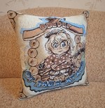 Декоративный гобеленовый чехол для интерьерной подушки Оберег От злых духов 38*38