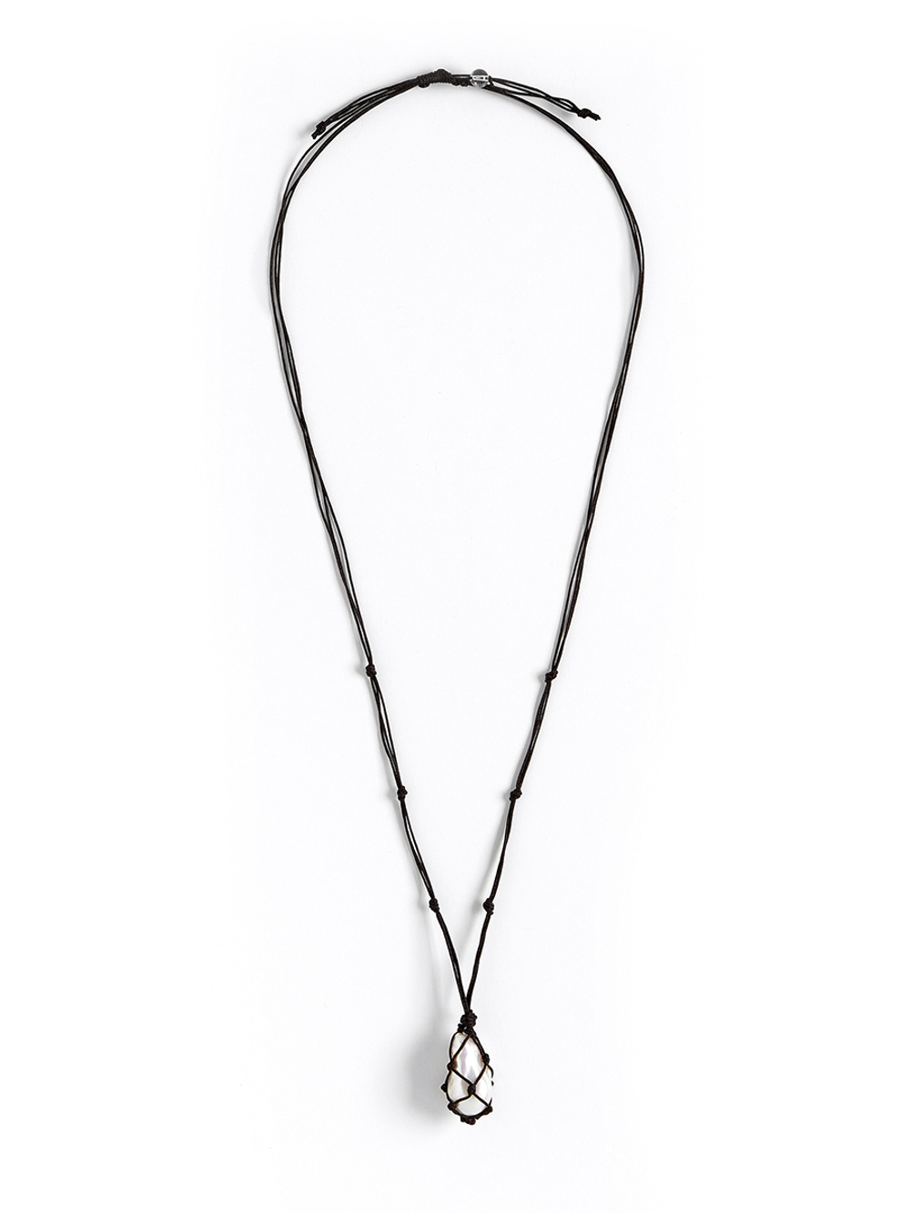 Колье "Cord Pearl" Brown с жемчугом