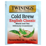 Twinings, холодный холодный чай, черный чай, классический английский, без подсластителей, 20 чайных пакетиков, 40 г (1,41 унции)