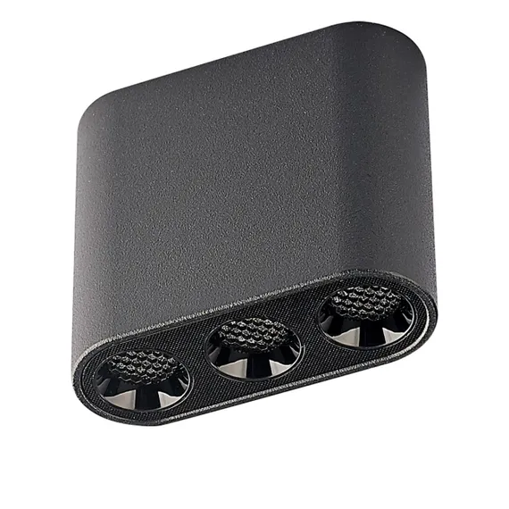 7092/8CL HIGHTECH ODL25 335 Потолочный светильник черный/металл/акрил IP20 LED 5W 380Лм 3000K 220V SMALL