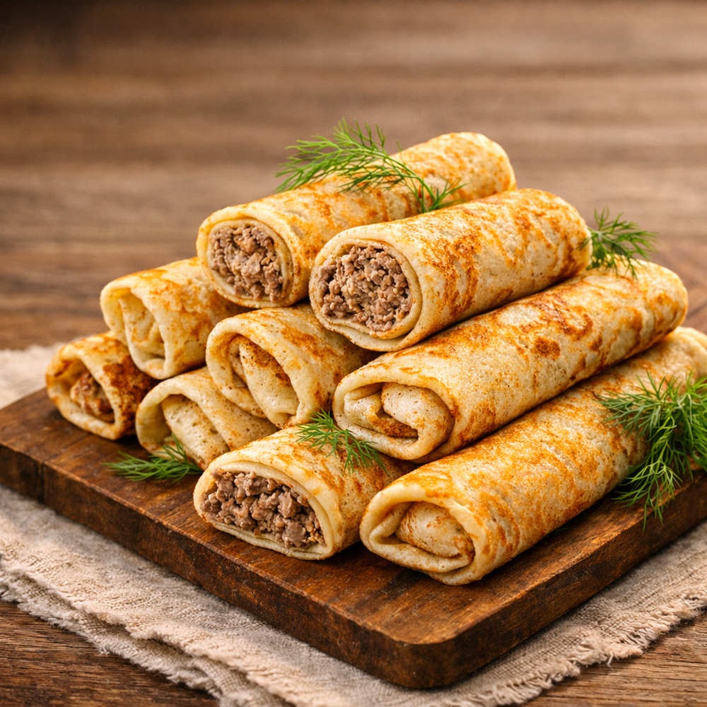 Блинчики с печеночным паштетом 500 г ТМ "Попробуйте"