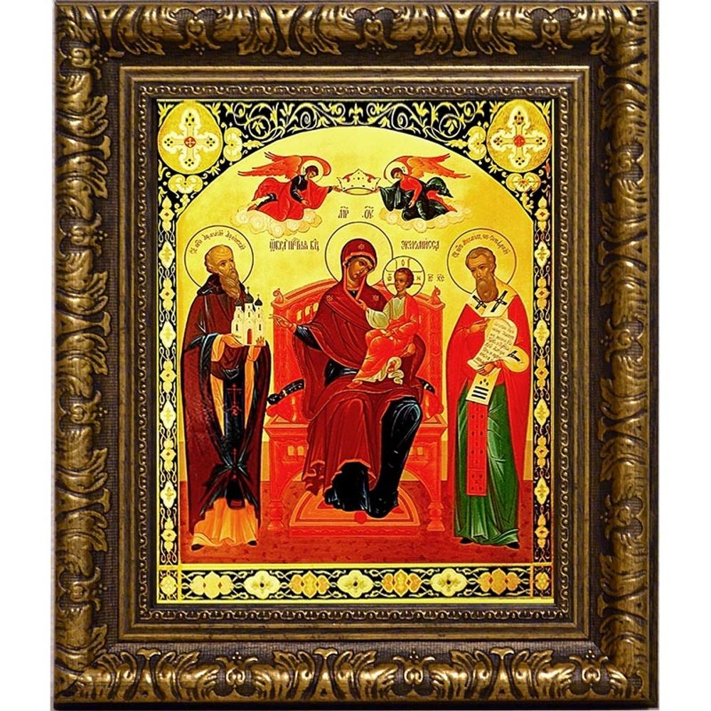 Экономисса (Домостроительница). Икона Божьей матери на холсте.