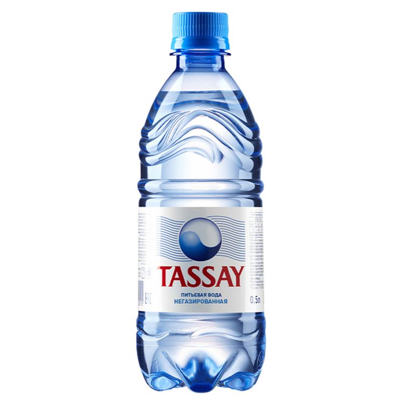 Вода питьевая Tassay негазированная 0,5 л/бут 12 бут/упак
