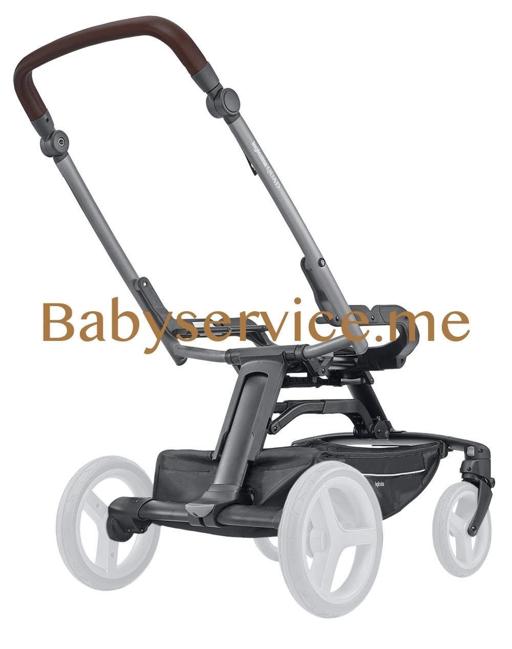 Рама Inglesina Quad с коричневой ручкой