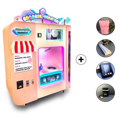 Готовый бизнес комплект автомат по продаже сладкой ваты