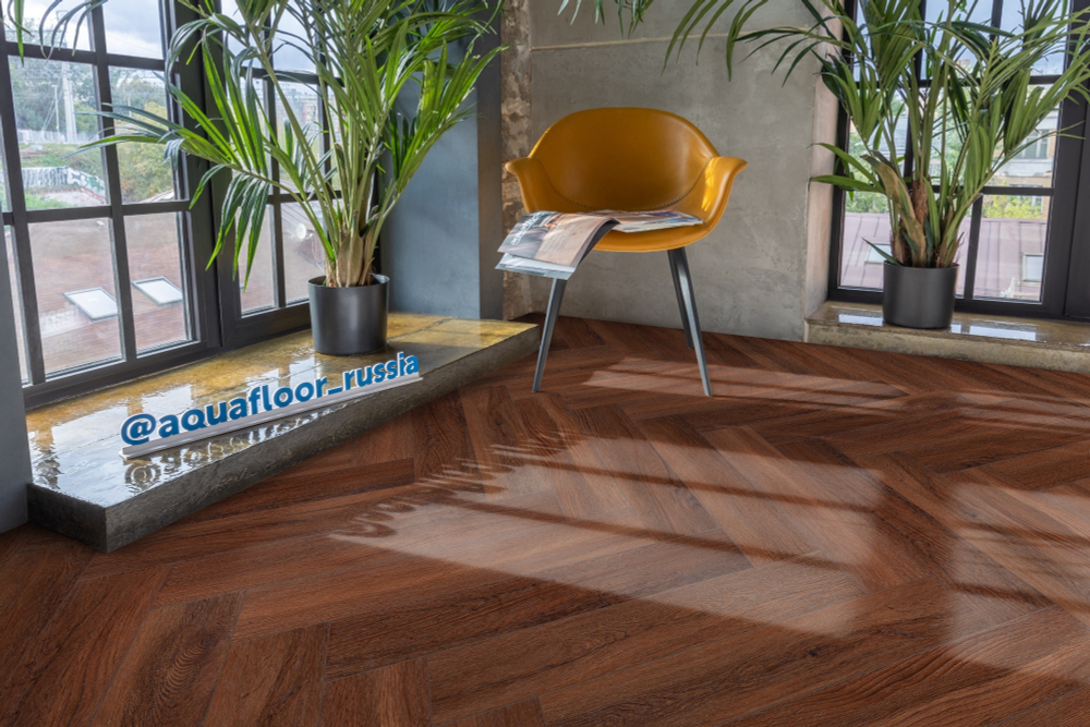 Кварц-виниловый ламинат Aquafloor Space Parquet Light AF4519PQL