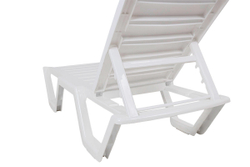 Шезлонг Tweet пластиковый белый