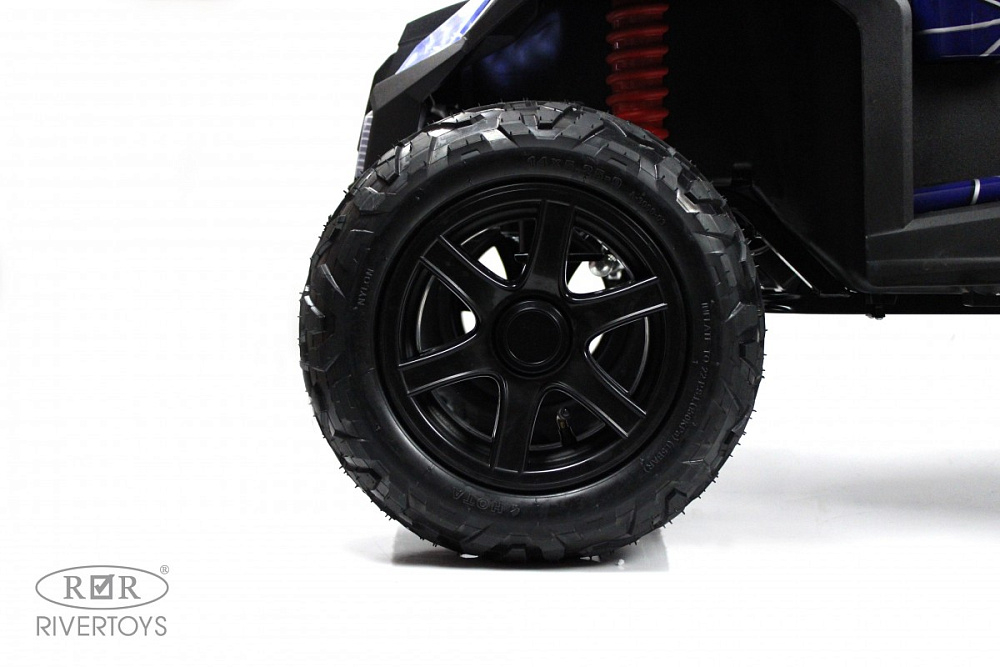 Детский электромобиль RiverToys M222MM синий