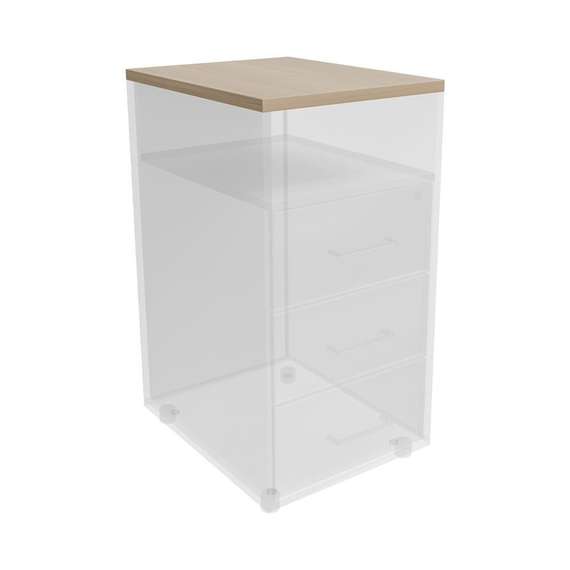 Континент-Про Топ на тумбу ТП50 , КТП40-50 Ясень Шимо светлый 400х500х22