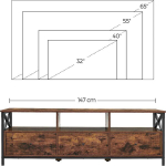 Тумба под телевизор VASAGLE LTV301B01 до 65 дюймов 147*50*40