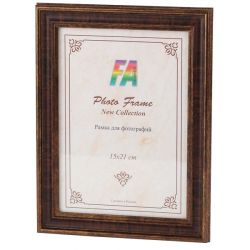 Фоторамка FA Оптима 21х30 пластиковая со стеклом венге | FA фототовары