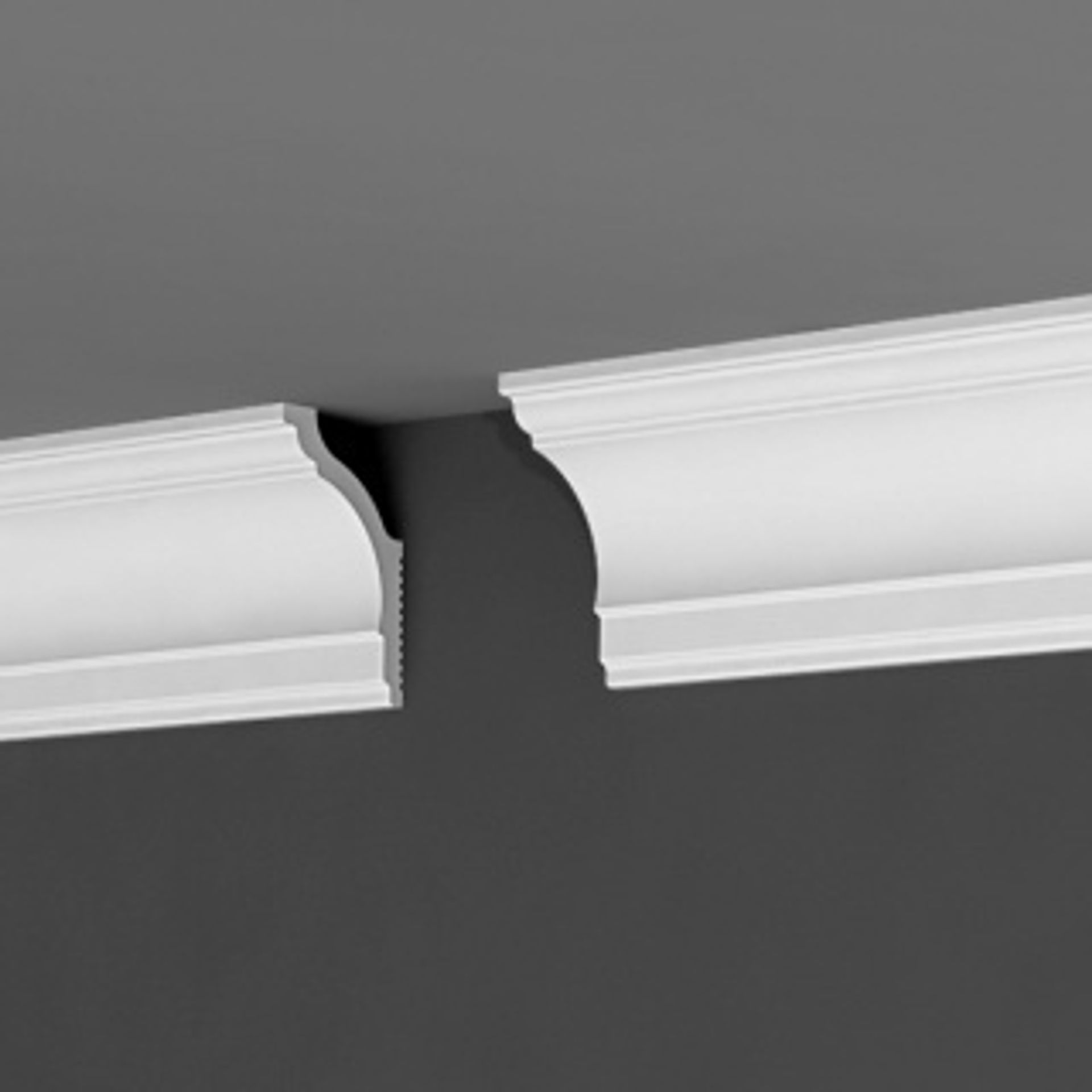 Плинтус потолочный Де-Багет П 10 70/40