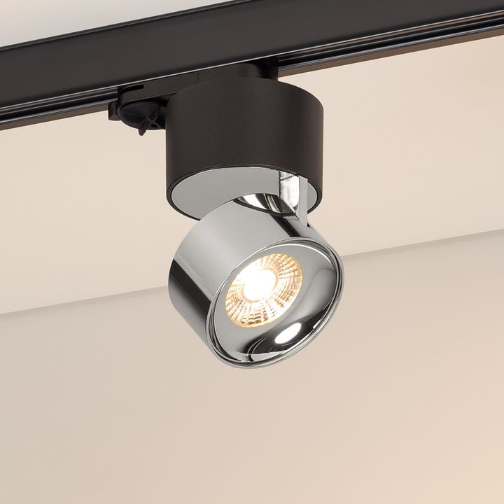 Светильник SP-PLURIO-TRACK-4TR-R77-9W Warm3000 (BK-CHR, 36 deg, 230V) Arlight 038125