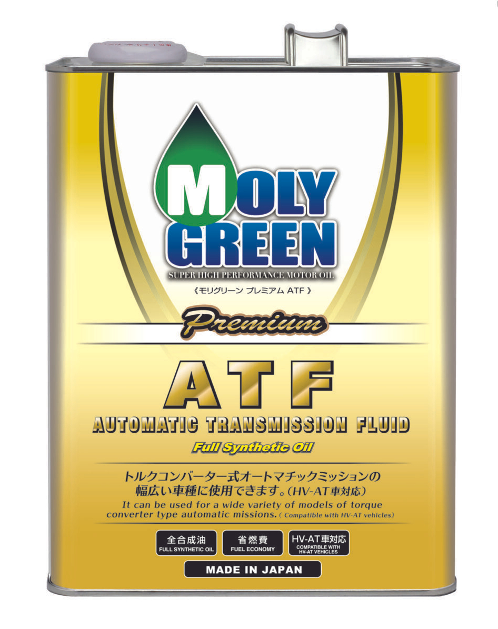 Трансмиссионная жидкость MolyGreen Premium ATF 4л