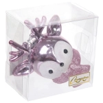 Елочная игрушка «Новогодний олененок» 7*11*10,5 см, розовый