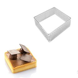 Квадрат для выпечки перфорированный 7,5x7,5 см, h=2 см