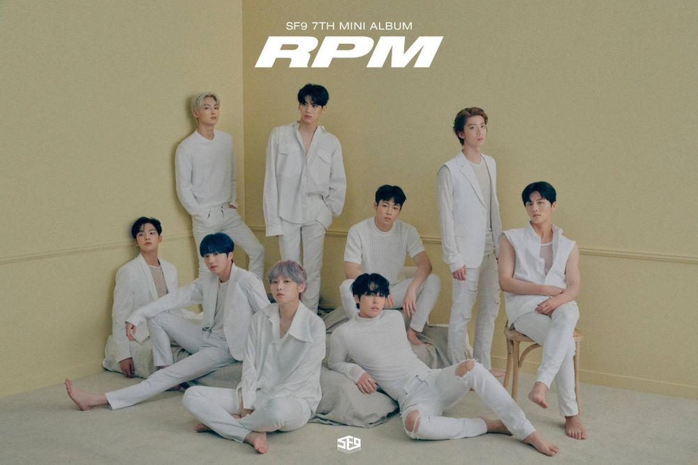 Официальный постер SF9 - RPM (Версия Zero)