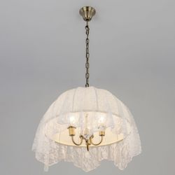 Citilux Базель CL407134 Люстра подвесная с абажуром Кружево