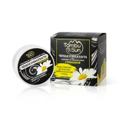 Паста зубная отбеливающая с ромашкой черная/50 мл