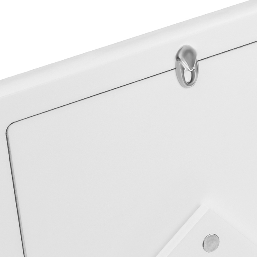 ZEP B18668W 15x20 Assisi White SILVER PLATED металл с посеребрением ф/рамка