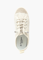 XB020_01TU-BG_BEIGE-25L Женские кеды летние 