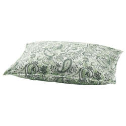 IKEA RODGERSIA  (ИКЕА РОДГЕРСИА)  -  Наволочка, зеленый/белый, 50x60 см