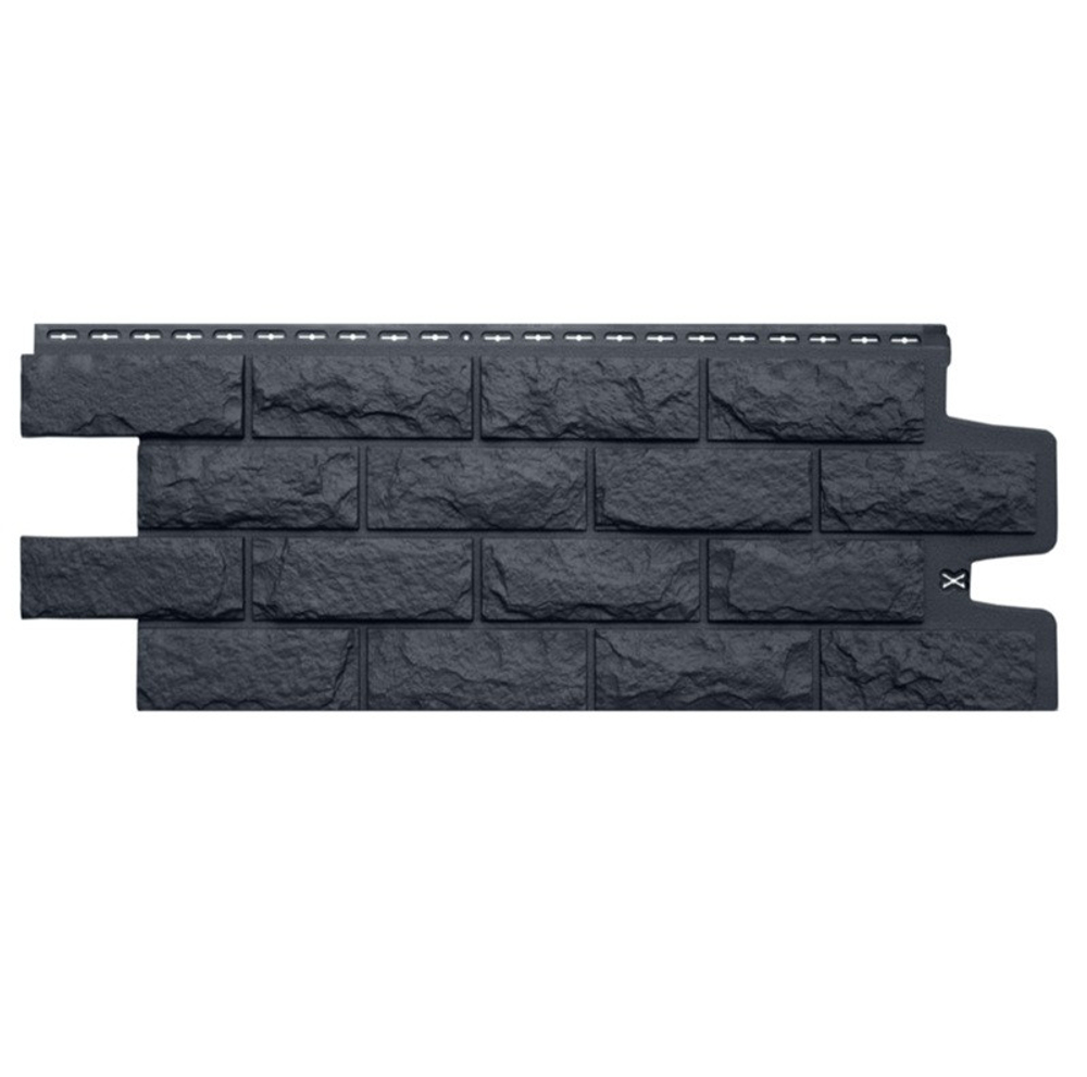 Панель фасадная Grand Line Classic Колотый камень графит 1134х423 мм