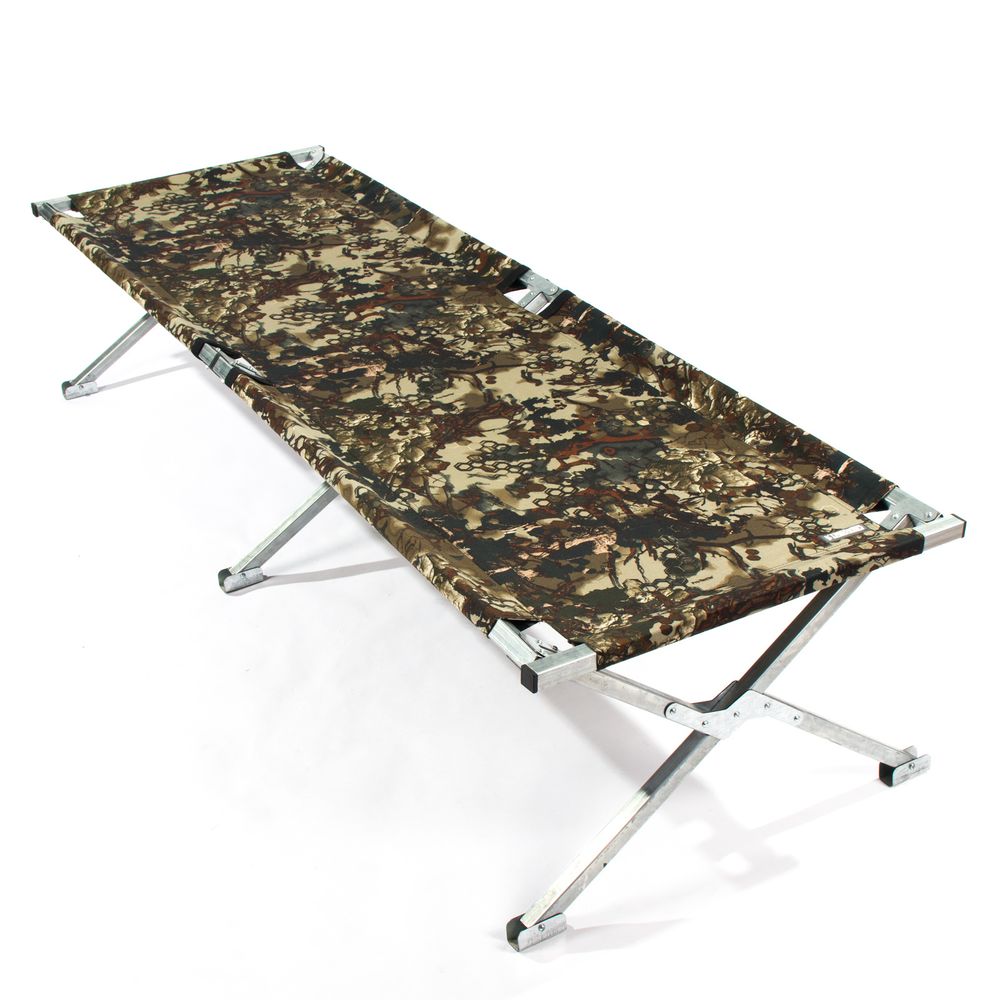 Раскладушка туристич. &quot;СЛЕДОПЫТ&quot; в чехле, 1950х650х400 мм, труба оцинк. 25х25 мм