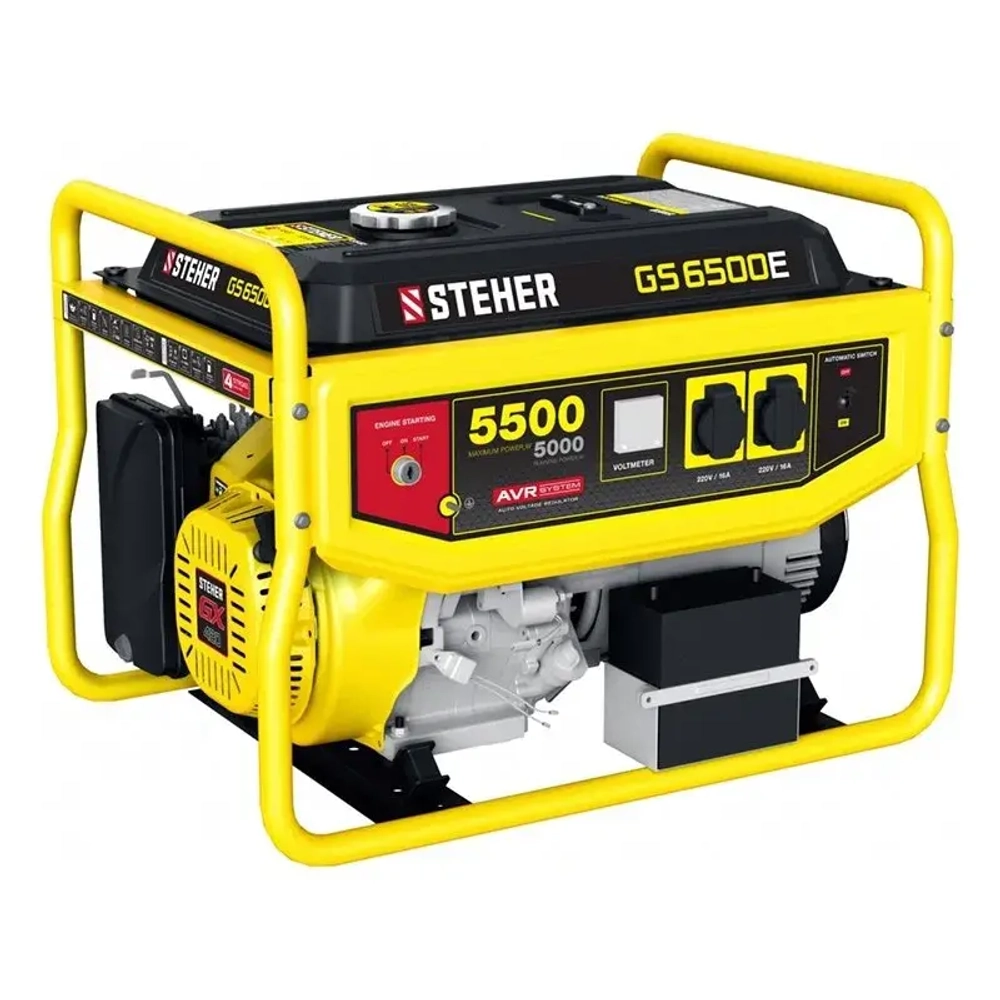 STEHER GS-6500Е бензиновый генератор