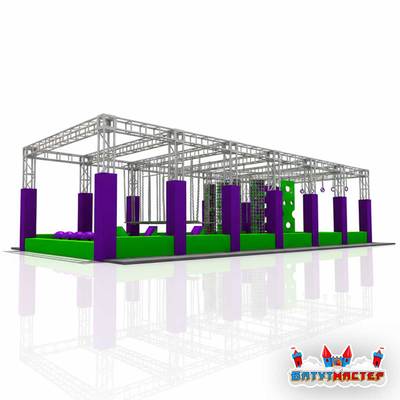 Парк развлечений ниндзя «Остров приключений», 14×6×3,5 м