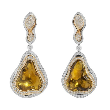 Серьги с Турмалинами и Бриллиантами, E0030-15/1