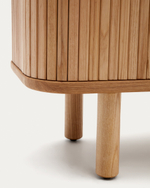 Mailen Тумба под ТВ с 2 дверцами из ясеневого шпона натуральной отделки 200 х 50 см